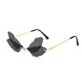 thumbnail image 1 of Lunettes de Soleil Femme Sans Monture Mode Vintage Libellule Steampunk Sans Monture Dégradé Nouveau, 1 of 9
