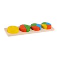 thumbnail image 1 of Milaget Geometric Shape Puzzle Matching Puzzle for Children Boys Girls Birthday Gift Round, 1 of 9