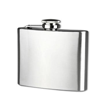 Agiferg Flasque de Poche en Acier Inoxydable de 5 oz pour Hanches, Alcool, Whisky, Liqueur, Bouchon à Vis B