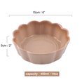 thumbnail image 3 of Qeeadeea Small Round Baking Dish Set Of 2, Round Ceramic Pie Plate, Colorful Ceramic Casserole Dish-Khaki-15x15x5cm, 400ml, 3 of 7