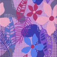thumbnail image 1 of Ahgly Tapis d'Intérieur Lavable en Machine Carré Transitionnel Violet Orchidée Foncé, 8 Pieds Carré, 1 of 7