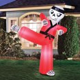 thumbnail image 2 of Occasions 6.5 Foot Inflatable Kung Fu Skeleton Halloween Yard Decoration, 2 of 2