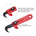 thumbnail image 4 of Unique Bargains Retractable Utility Knife, Box Cutter Letter Opener Pocket Knives, Red, 4 of 5