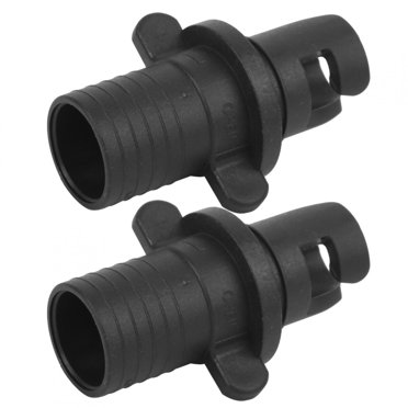 Peahefy Raccord de Soupape d'Air de Kayak Soupape de Gonflage de Bateau, Raccord de Soupape d'Air de Kayak Noir Adaptateur de Soupape de Bateau Gonflant Accessoire de Planche de Surf