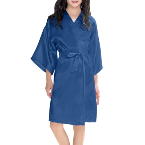 Children Baby Kid Girl Print Summer Kimono Robes Bathrobe Sleepwear Clothes Coat