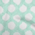thumbnail image 1 of oneOone Velvet Aquamarine Fabric Asian Ikat Sewing Craft Projects Fabric Prints By Yard 58 Inch Wide, 1 of 4