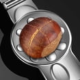 thumbnail image 4 of Portable Stainless Steel Nut Clamp 304 Ergonomic Design Easy Cracking Shelling Durable Home Kitchen Use, 4 of 8