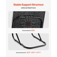 thumbnail image 3 of VEVOR Axe Throwing Game Plastic Bristle Target with 8 Throwing Axes Set Steel Frame, 3 of 9