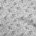 thumbnail image 1 of oneOone Silk Tabby Gray Fabric Floral Sewing Craft Projects Fabric Prints By Yard 42 Inch Wide, 1 of 5