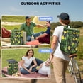 thumbnail image 3 of Bright Yellow Lemon Insulated Backpack Cooler - 20L Leakproof Soft Cooler Bag, Multiple Storage Pockets - Perfect for Parties & Camping Trips, 3 of 4