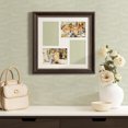 thumbnail image 2 of DesignOvation Bagnell 4 Opening Brown Collage Picture Frame, 2 of 10