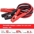 thumbnail image 4 of Booster Jumper Cables with Full Insulated Cover Clamps Fine Copper Cable Emergency Power Battery Starter, 4 of 8