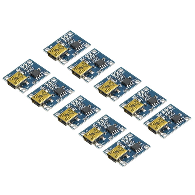 Unique Bargains TP4056 MINI USB 4.5-5.5V 1A 18650 Batterie Chargeur Module Panneau Pack de 10