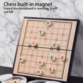 thumbnail image 4 of fastboy Wood Chinese Chess Set Portable Wear-resistant Gaming Toy Intelligent Plaything Card Slot Style Waterproof Board Games for Adult 25*25cm, 4 of 9