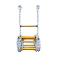 thumbnail image 1 of mmirethe Unbreakable Fire Escape Ladder With Non-shedding Neat Look Small Occupation Ladder Safety Rope, 1 of 6