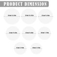thumbnail image 3 of Kitchen Baking Trays Sheet Clear Acrylic Circle Round Cake Disc Acrylic Circle Cake Disk Acrylic Sheet Table Top Round Acrylic, Kitchen Baking trays & trays, 3 of 8