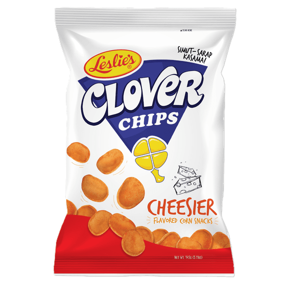 Leslie's Clover Chips Cheese 145g per bag