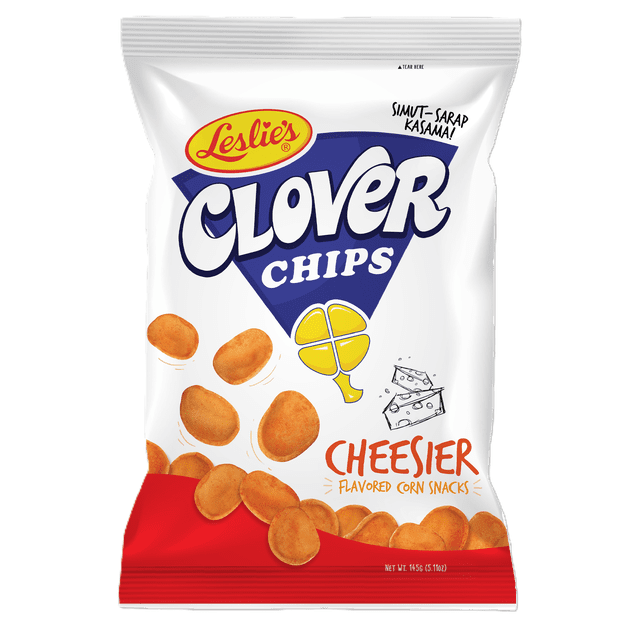 Leslie's Clover Chips Cheese 145g per bag