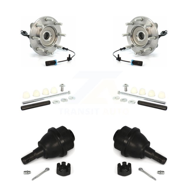 Transit Auto Kit de Stabilisation de Barre de Oscillation à Roulement avant pour Voiture 2007-2010 GMC Sierra 3500 HD Chevrolet Silverado avec Roues Arrière Doubles - Côté Gauche Droit (Conducteur Passager) K77-102163