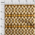 thumbnail image 1 of oneOone Viscose Jersey Fabric Geometric Ikat Print Sewing Fabric BTY 60 Inch Wide, 1 of 4