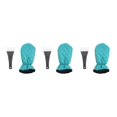 thumbnail image 2 of relayinert 2pcs Gloved Ice Scraper Safe On Windshields Durable ABS Ensures Longevity green 3Set, 2 of 6