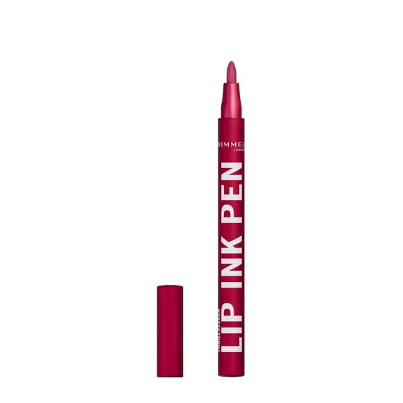 Rimmel Thrill Seeker Lip Ink Pen, Lipstick, Pen-Like Precision Applicator, Kiss-Proof & Transfer-Proof, Buildable Colour, Vegan Formula, 1.7ml