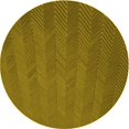 thumbnail image 1 of Ahgly Company Tapis d'Intérieur Lavable en Machine Carré Transitionnel Brun Bronze Foncé, 3 Pieds Carré, 1 of 7