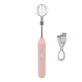thumbnail image 1 of Electric Hand Mixer Three Different Speeds Battery Powered Handheld Milk Frother for Home Baking Pink, 1 of 6