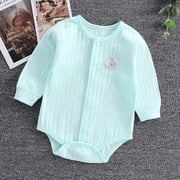 JMYHOAM Baby Onesie Baby Carrier Wrap Sling for Newborns Bodysuit Long Sleeves Four Seasons Children's Clothes Cotton Pajamas Romper Crawling Clothes (3 Months)