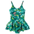 thumbnail image 1 of Birdeem Toddler Kids Baby Girls Fashion Cute Flower Print Bikini Ruffles One-Piece Swimsuit, 1 of 9