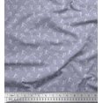 thumbnail image 1 of Soimoi Polyester Crepe Fabric Dot,Cricket Player & Bat Sports Print Fabric by The Yard 42 Inch Wide, 1 of 3