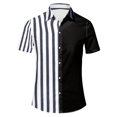 thumbnail image 1 of Birdeem Chemise à Manches Courtes pour Hommes, Confortable et Respirante, Col Rabattu, 1 of 4
