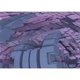 thumbnail image 1 of Ahgly Company Machine Washable Indoor Rectangle Transitional Periwinkle Purple Area Rugs, 5' x 8', 1 of 7