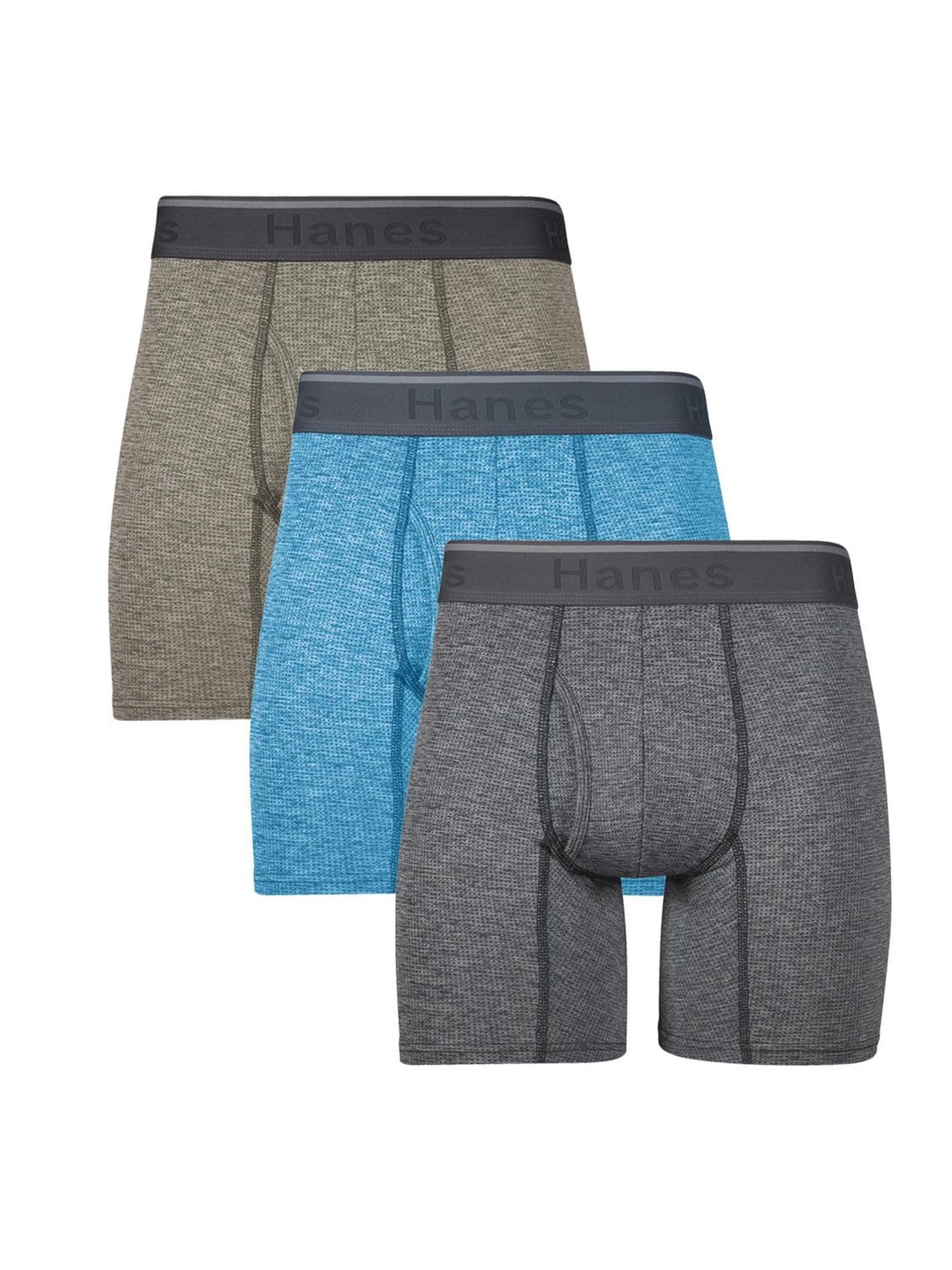 Hanes Comfort Flex Fit Men's Breathable Stretch Mirco Mesh Boxer Brief Underwear