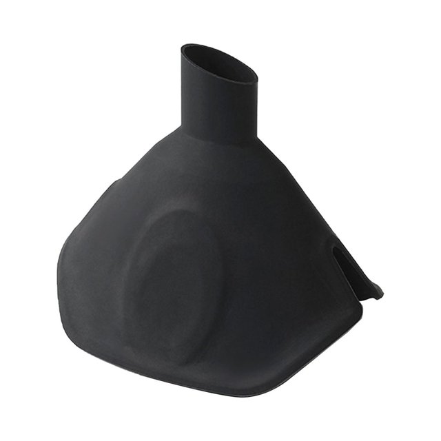 Oleegame 1PC Multi Functional Silicone Funnel And Hot Pot Clip Heat Bowl And Dish Clip With Small Aperture Kitchen Tool Black