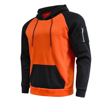 KIHOUT Chandails à Capuchon de Printemps et d'Hiver pour Hommes, Nouveau Chandail à Capuchon Multicolore à Manches Longues, Haut Duveteux avec Poche Zippée pour l'Automne/hiver, Chandails à Capuchon, Taille M-3TG