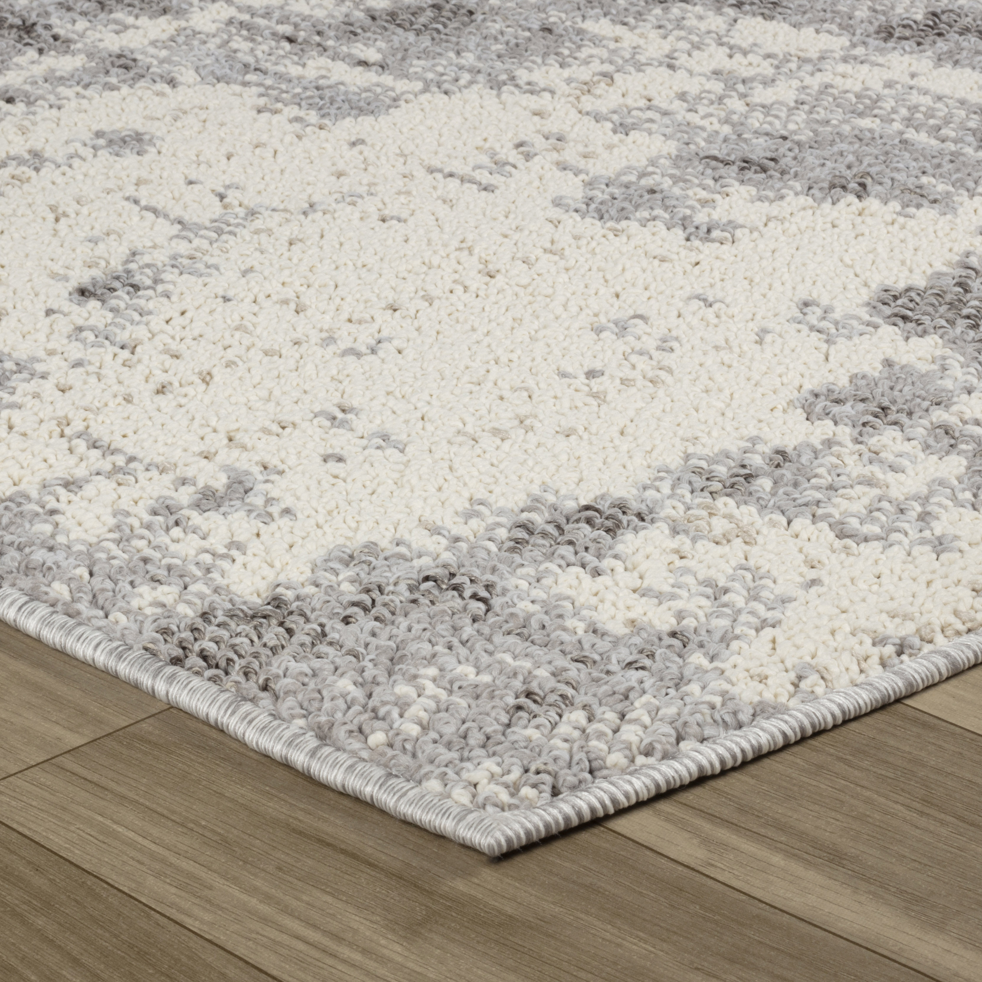 Rug Branch Jules Abstract Indoor Area Rug, Grey Beige, Modern - Living Room, Bedroom, Dining and Kitchen