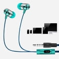 thumbnail image 2 of EGNMCR Universal 3.5mm In-Ear Stereo Earbuds Earphone With Mic For Cell Phone Stereo Earbuds, 2 of 7