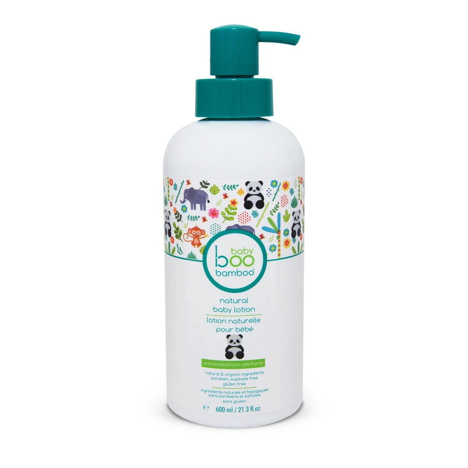 Baby Boo Bamboo Ensemble de Nettoyant et de Lotion Tout Naturel Sans Parfum + Cadeau Boni – Lingettes de Voyage
