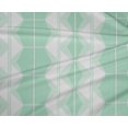 thumbnail image 4 of oneOone Tissu Lycra Polyester Triangle & Hexagone Décor Géométrique Tissu Imprimé BTY 56 Pouces de Large, 4 of 4