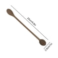 thumbnail image 4 of Honey Stirrer, Honey Dipper Stick, Honey Spoon, for Jar Dispensing, Drizzling, Stirring, Mixing, Kitchen Utensil, Serving Set, Portable, Easy Clean, Multipurpose, 4 of 6