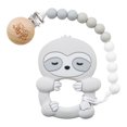 thumbnail image 1 of Glitter & Spice Silicone Teether - Sloth, 1 of 1