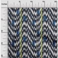 thumbnail image 1 of oneOone Georgette Viscose Tissu Rayure & Chevron Ikat Tissu Imprimé BTY 42 Pouces de Large, 1 of 4