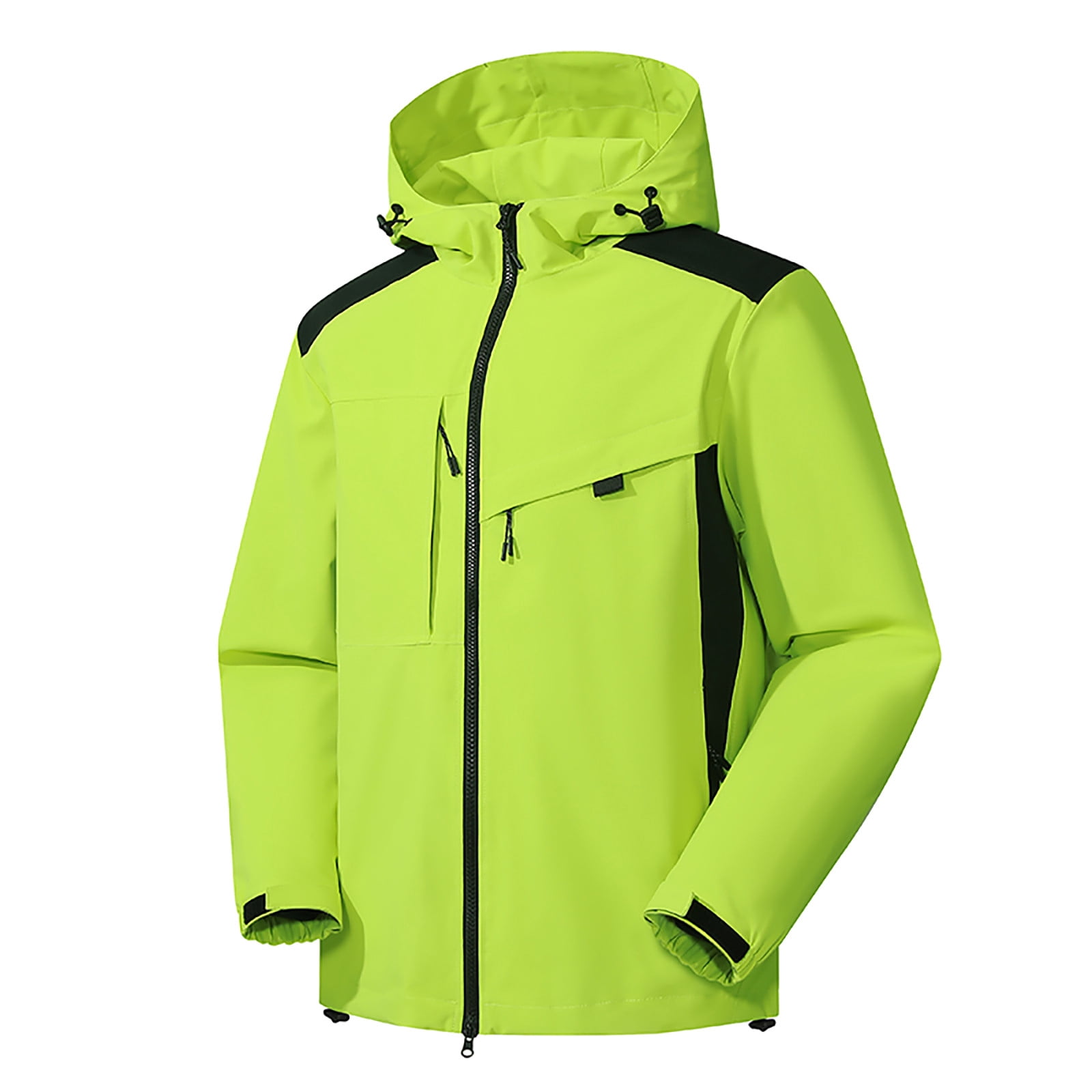 Dvkptbk Vestes à Capuche Veste pour Femme Manteau Chaud Imperméables Coupe-Vent Veste de Pluie à Capuche Coupe-Vent Extérieur Imperméable à Capuche Veste en Liquidation