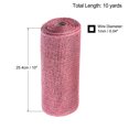 thumbnail image 2 of Unique Bargains PP Burlap Mesh 10' x 10 Yards Decorative Wrapping Ribbon, Rose Pink 1 Roll, 2 of 5