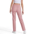 thumbnail image 5 of TIEVOSA Pantalon Chino Extensible à Enfiler pour Garçons, Pantalon en Sergé pour Enfants pour l'École, 9-10 Ans (Rose), 5 of 5