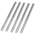 thumbnail image 1 of Mainstays 5 Pairs Stainless Steel Chopsticks, 1 of 1