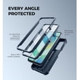 thumbnail image 2 of Dexnor for Samsung Galaxy A16 5G Case, [2 Front Frame] [Bulit-in Slide Camera Cover & Kickstand] Heavy Duty Protection Shockproof Samsung A16 5G Case with Screen Protector, 6.7 inch Blue, 2 of 7