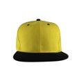 thumbnail image 2 of Top Headwear Flat Bill Adjustable Snapback Cap - Yellow/Black, 2 of 2