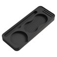thumbnail image 1 of Tnarru Tapis de Compression en Silicone pour Café avec Rangement Résistant à la Chaleur Léger Polyvalent pour Porte-Filtre et Accessoires 24x9.4x2.2cm Noir, 1 of 8